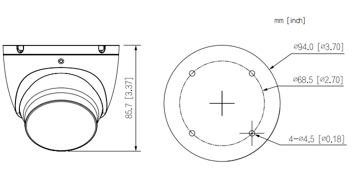 HAC-DF12W-dimensions